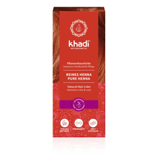 Henna KHADI Naturalna Czerwona 100g + PREZENT