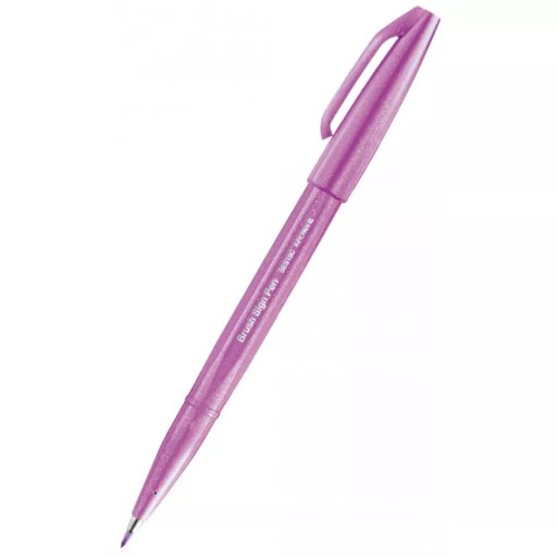 PISAK DO KALIGRAFII PENTEL BRUSH SIGN PURPUROWY