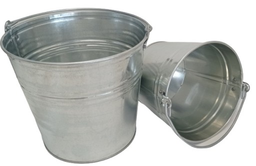Wiadro OCYNKOWANE METALOWE 7 L