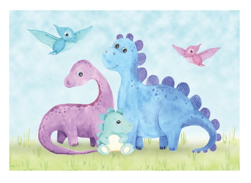 Fototapeta Dinozaury DLA DZIECI Dziecięca 368x254