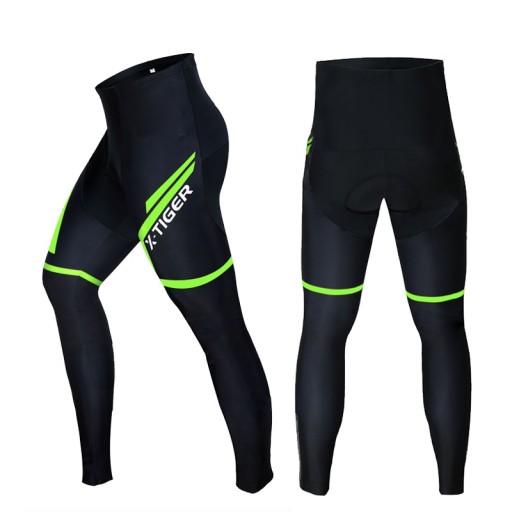 SPODNIE LEGGINSY NA ROWER MĘSKIE DŁUGIE KOLARSKIE