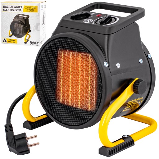NAGRZEWNICA ELEKTRYCZNA GRZEJNIK FARELKA 2,5 kW +