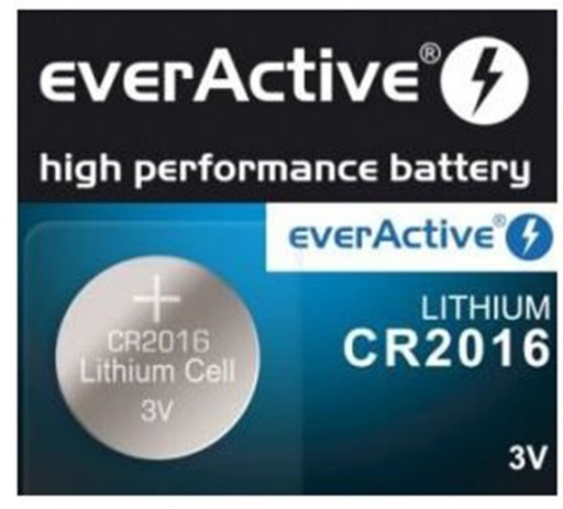 BATERIA LITOWA KLUCZYKA PILOTA 3V CITROEN DACIA TOYOTA #EVERACTIVE CR2016