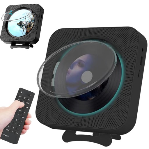ODTWARZACZ PRZENOŚNY CD GŁOŚNIK BLUETOOTH RADIO + PILOT