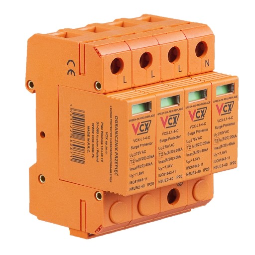 VCX Ogranicznik przepięć C 4P (T2) Professional AC