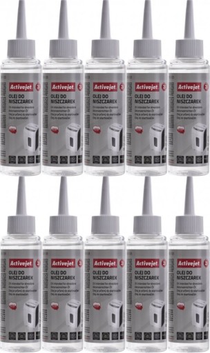 Olej do niszczarek Activejet ASO-125 125ml x10