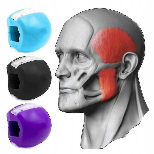 3pcs Masseter Ball Jawline Muscle Exerciser Chew