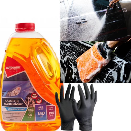 AUTOLAND SZAMPON + AKTYWNA PIANA ULTRAKONCENTRAT 3L RĘCZNE + BEZDOTYKOWE
