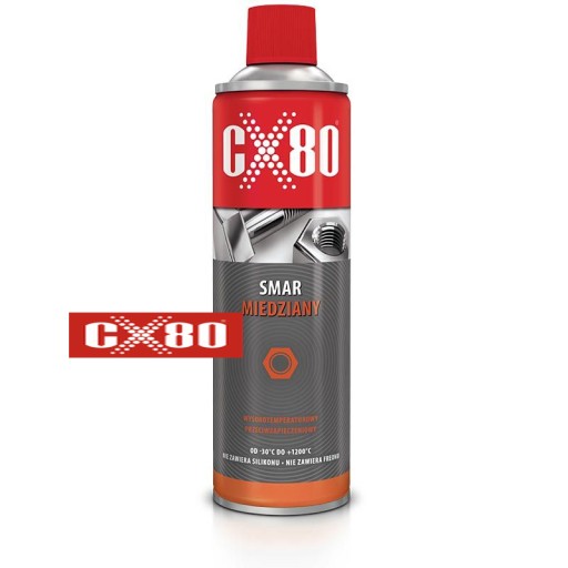 SMAR DO KÓŁ I PODKAŁDEK TARCZ SAMOCHODOWYCH MIEDZIANY 500 ml - CX80