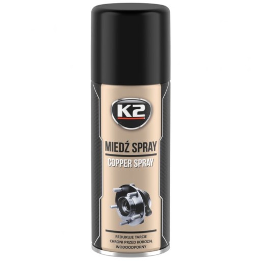 K2 MIEDŹ SPRAY Smar Miedziowy Wysokotemperaturowy