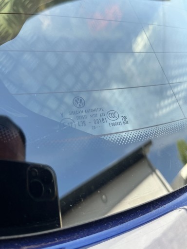 SZYBA KLAPY BAGAŻNIKA TYŁ VW GOLF VIII 19- HB 2020R