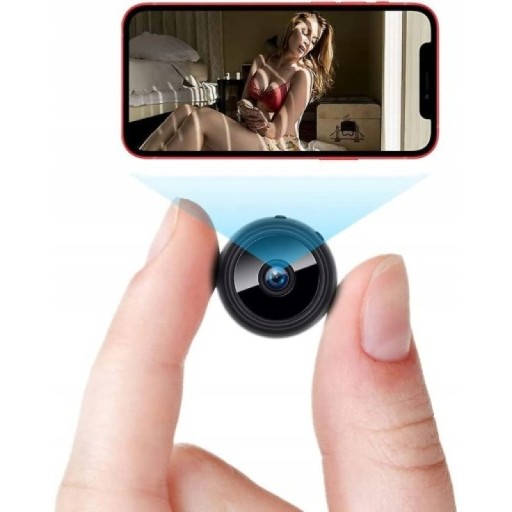 MAŁA KAMERA MAGNETYCZNA Z NOKTOWIZOREM FHD 1080P