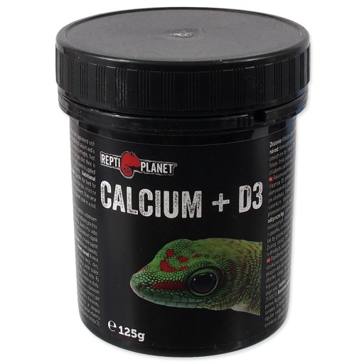 CALCIUM+D3 REPTI PLANET WAPNO DLA GADÓW 125 G