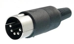 Wtyk DIN 5 PIN na kabel WM545 DC-002 180*