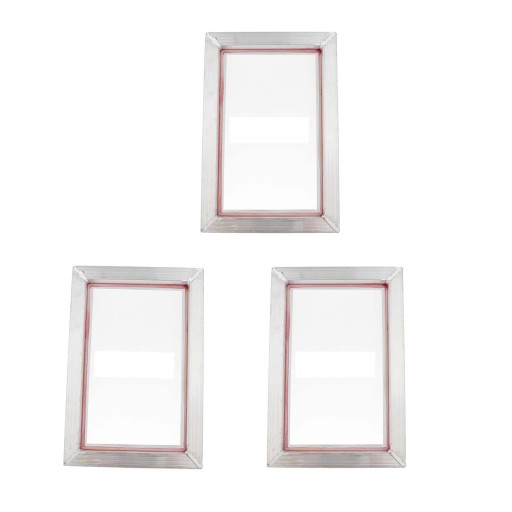 3pcs 120T Mesh Silk Screen Printing Aluminium