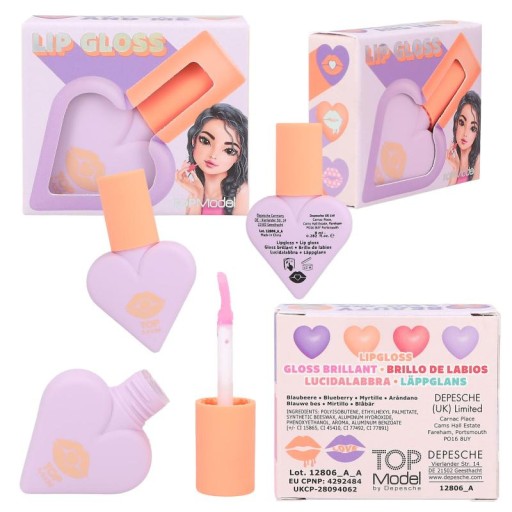 Błyszczyk do ust TOP MODEL SWEET HEART 1szt.