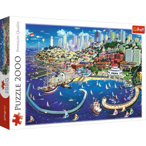 PUZZLE 2000 ELEMETÓW TREFL SAN FRANCISCO ZATOKA