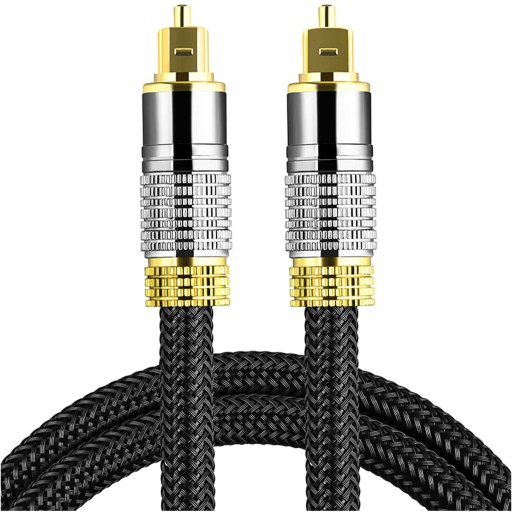 Optyczny Kabel Przewód Audio Cyfrowy Coaxial Toslink Światłowód 3m 300cm