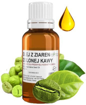 Olej z Ziaren ZIELONEJ KAWY NIERAFINOWANY 20ml
