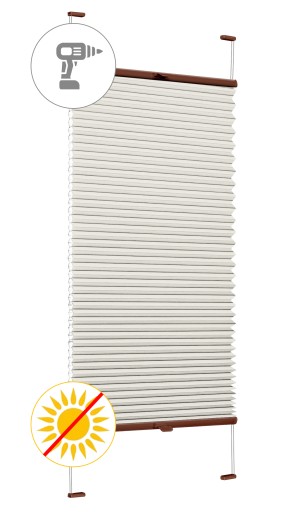 Okienna Wewnętrzna Plisa TERMO 100% 38,5X150