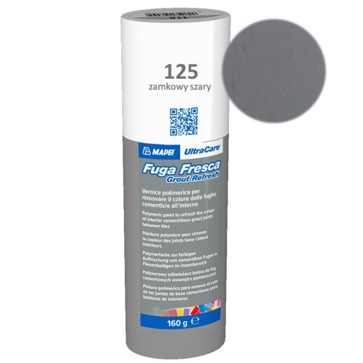 FUGA FRESCA ULTRACARE 160g MAPEI farba poliuretanowa 125 zamkowy szary