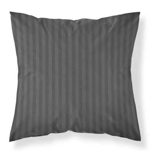 Poszewka adamaszkowa 40x40 szara jednobarwna paski