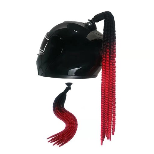 Kask warkocze Punk wielokrotnego użytku kask brudn