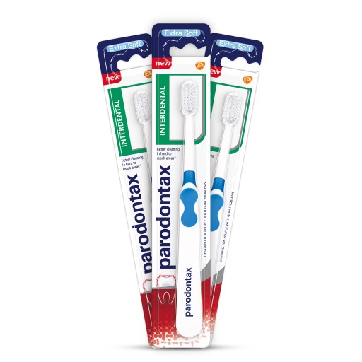 Parodontax 3 szczoteczki do zębów Interdental SOFT