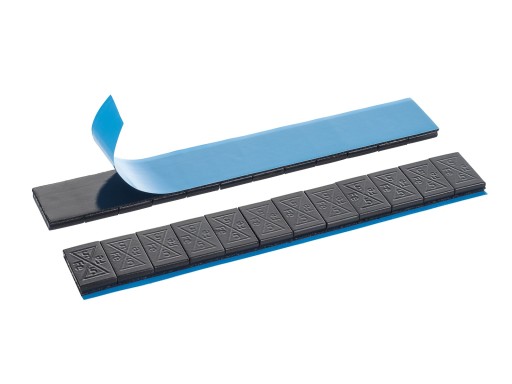 Ciężarki Klejone ocykowane 5g x 600 szt do felg kół aluminiowych czarne