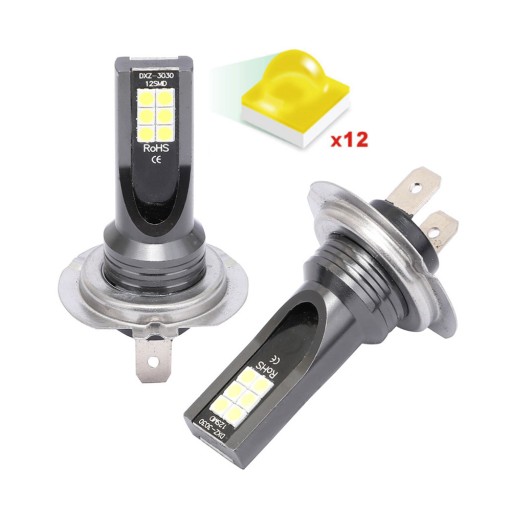 LED H7 ŻARÓWKI CSP LAMPA LEDY ŻARÓWKA HOMOLOGACJA
