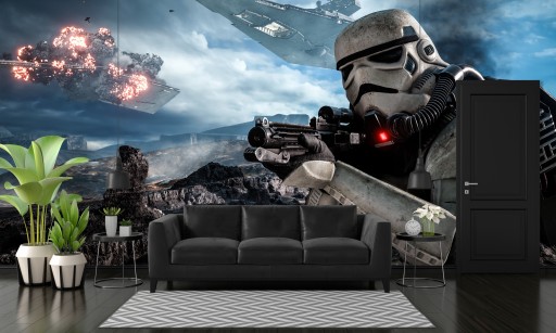 TAPETA STAR WARS BATTLESHIP GWIEZDNE WOJNY FOTOTAPETA ŚCIENNA 300x210 HD