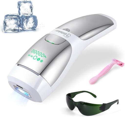 Depilator IPL Hatteker T021C, biały/szary, 40W