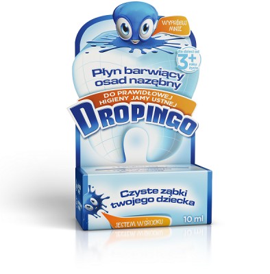 DROPINGO płyn barwiący osad nazębny 10 ml