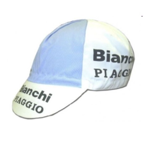 APIS Czapeczka Profi BIANCHI PIAGGIO biało błękitn