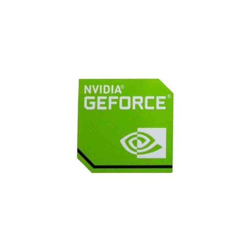 Naklejka NVIDIA GEFORCE 20x20mm [297]