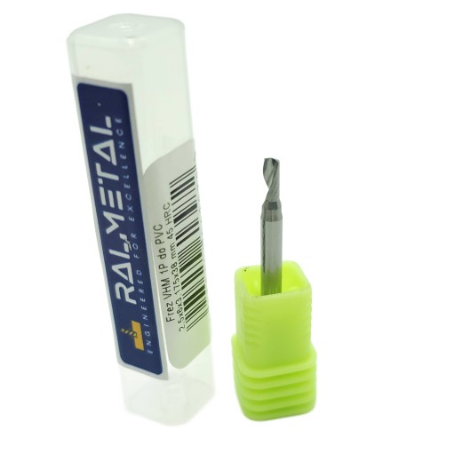 Frez VHM 1P do Drewna PVC 2,5 x 6 x 3,175 x 38 mm