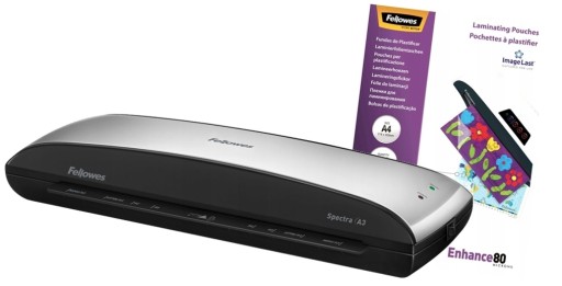 Laminator FELLOWES Spectra A3 + 100 folii A4 80mic