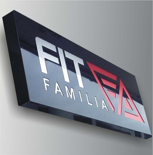 Kaseton reklamowy 130x45cm DIBOND LED jednostronny