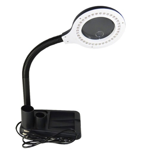 Lupa 5-10X STOŁOWA LAMPA Obiektyw 85mm