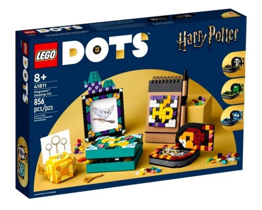 LEGO DOTS 41811 ZESTAW NA BIURKO Z HOGWARTU