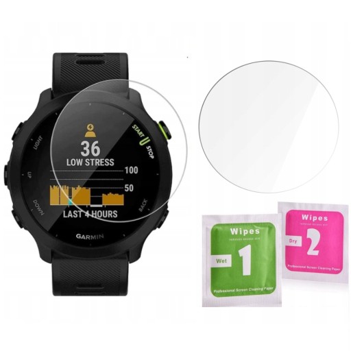 SZKŁO HARTOWANE 9H do Garmin Forerunner 255 / SOLAR