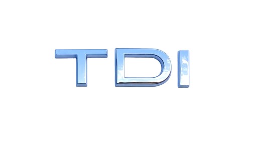 EMBLEMAT ZNACZEK NAPIS KLAPA TYŁ AUDI TDI CHROM