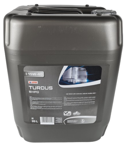 OLEJ Lotos TURDUS 15W40 SHPD 20L 17KG CI-4 CH