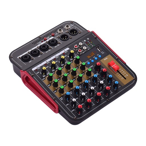 TM4 Digital 4-Channel Audio Mixer Mixing Console