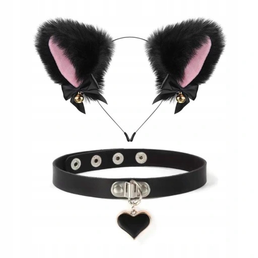 Kot uszy opaska głowę + choker,Dekoracje imprezowe