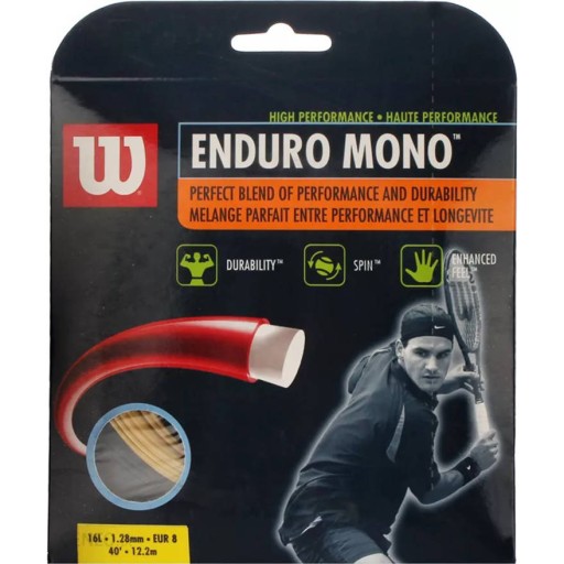 Naciągi do rakiet tenisowych Wilson Enduro Mono 12,2m 1,28 mm