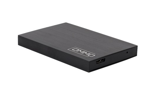 ZEWNĘTRZNY DYSK TWARDY 1TB USB 3.0 OMMO ALU BLACK