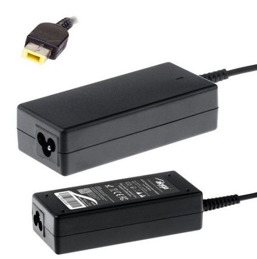 ŁADOWARKA ZASILACZ LENOVO 20V 4.5A PROSTOKĄT WTYK slim tip