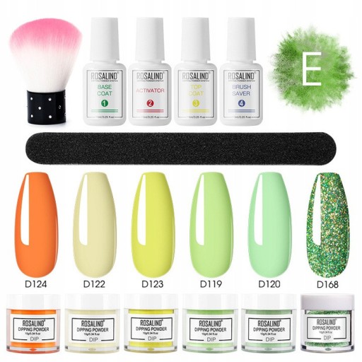 ROSALIND Zestaw do manicure tytanowego 6PC