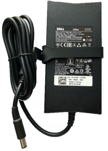 Oryginalny zasilacz ładowarka do laptopa Dell 19.5V 6.7A 130W 7.4mm [GRUBY]